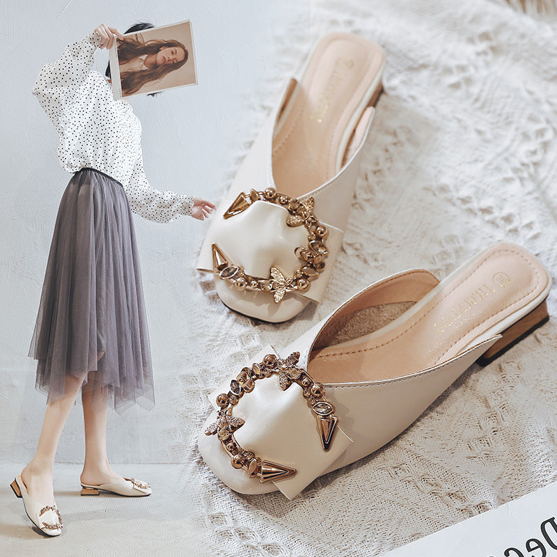 Half Slippers For Women To Wear New Summer Fashion And Versatile