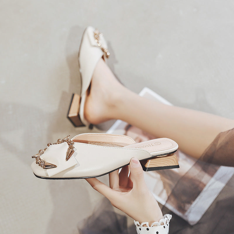Half Slippers For Women To Wear New Summer Fashion And Versatile
