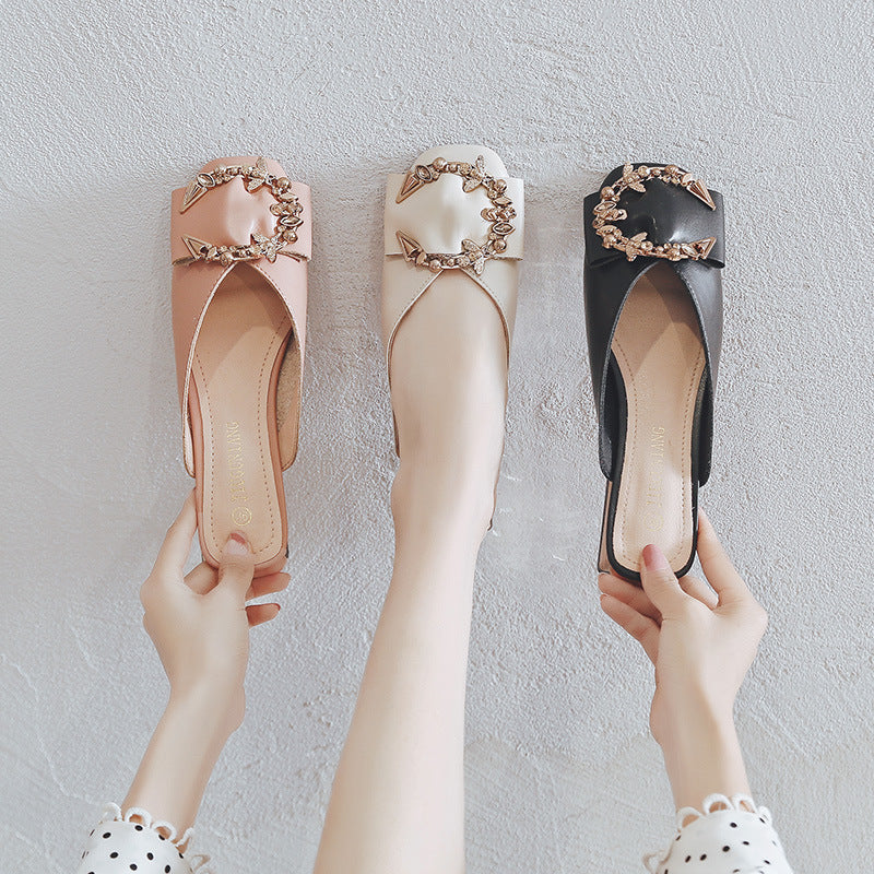Half Slippers For Women To Wear New Summer Fashion And Versatile