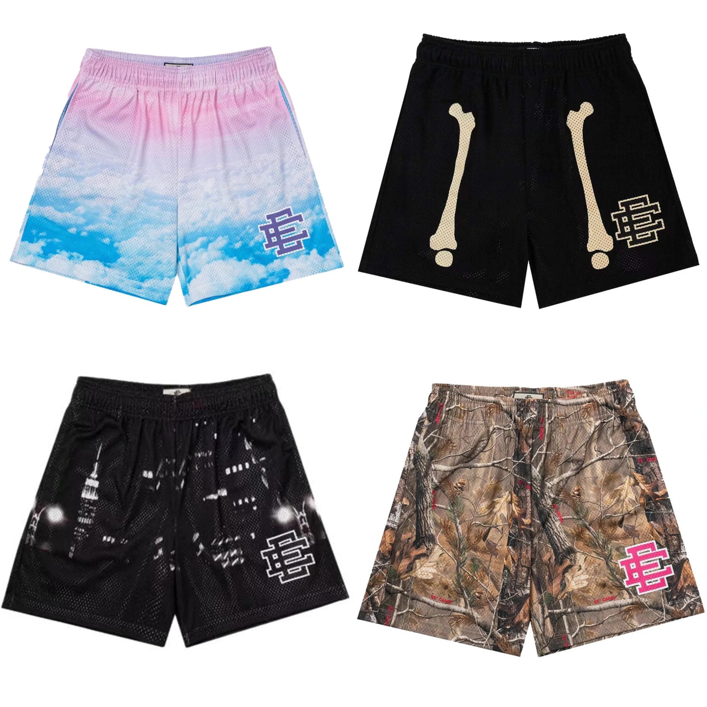2024 Eric Emanuel EE Basic Shorts NEW men's casual shorts fitness sports pants summer gym workout Men Women Classic Mesh Shorts